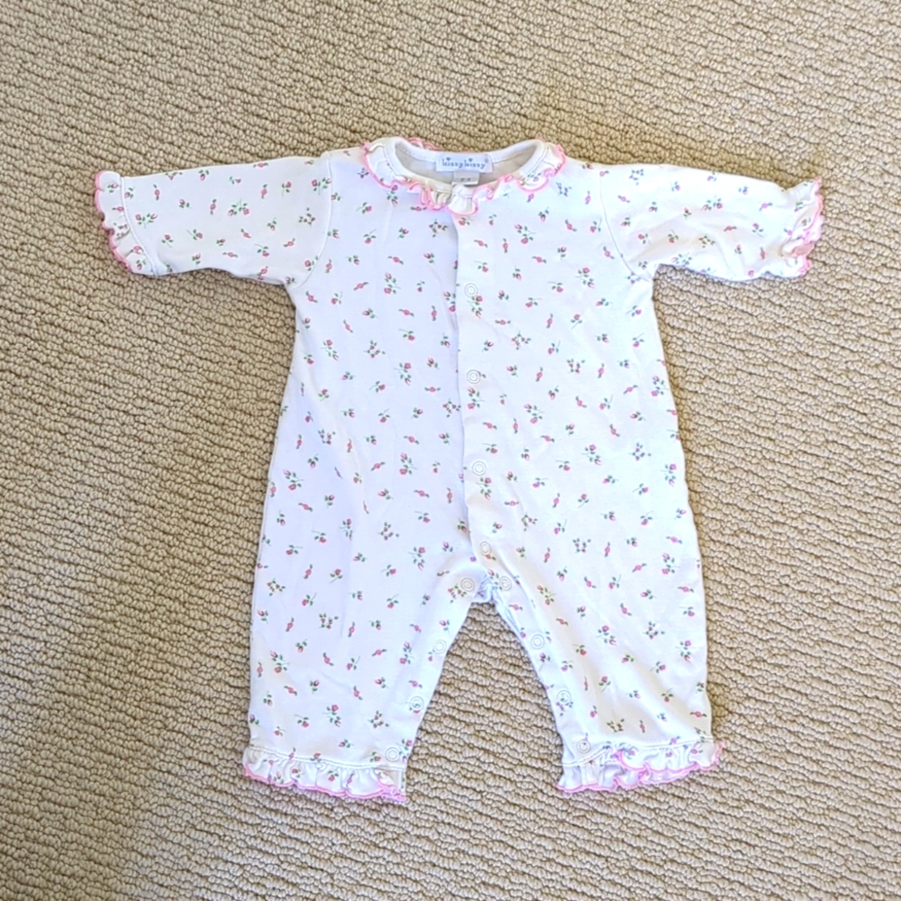 Kissy Kissy Garden Rose Outfit, 0-3M